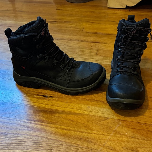 Red Wing Shoes Men's Black Lace-Up Boots - Picture 3 of 12
